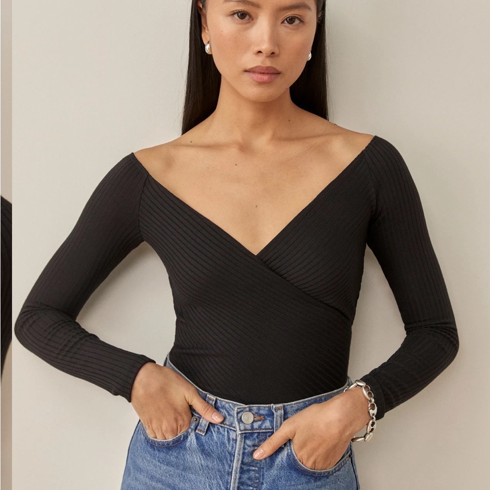 Minnie Knit Top Black